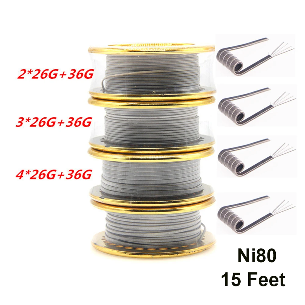 Ni80 Wire Clapton Fused Double - Clapton Wire Pre Built ulasan dan harga