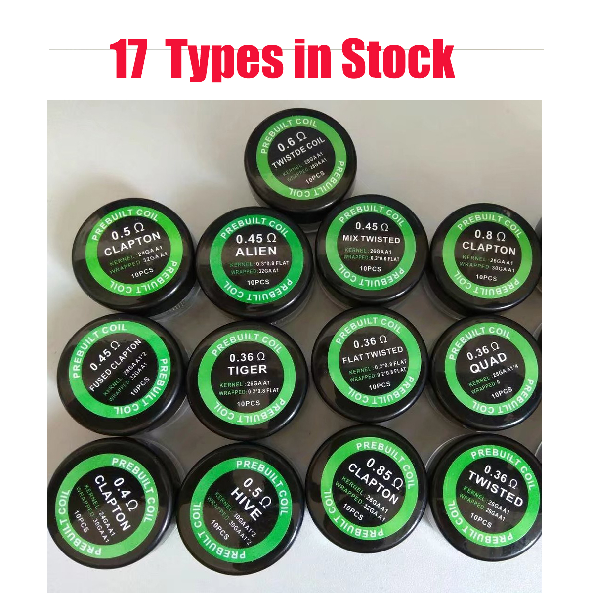 10Pcs/Box Fuse A1 Heating Wire - Clapton Wire Pre Built ulasan dan harga