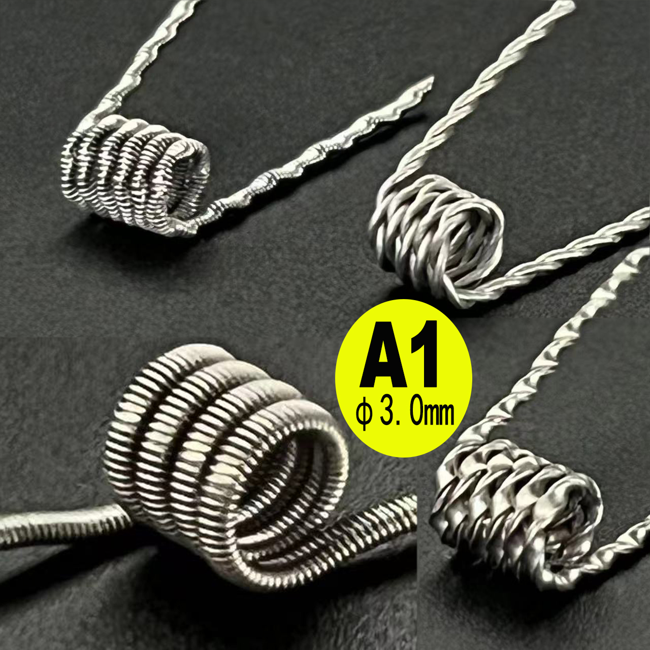 100-10PCS 3mm Diameter DL/DTL/ - Clapton Wire Pre Built ulasan dan harga