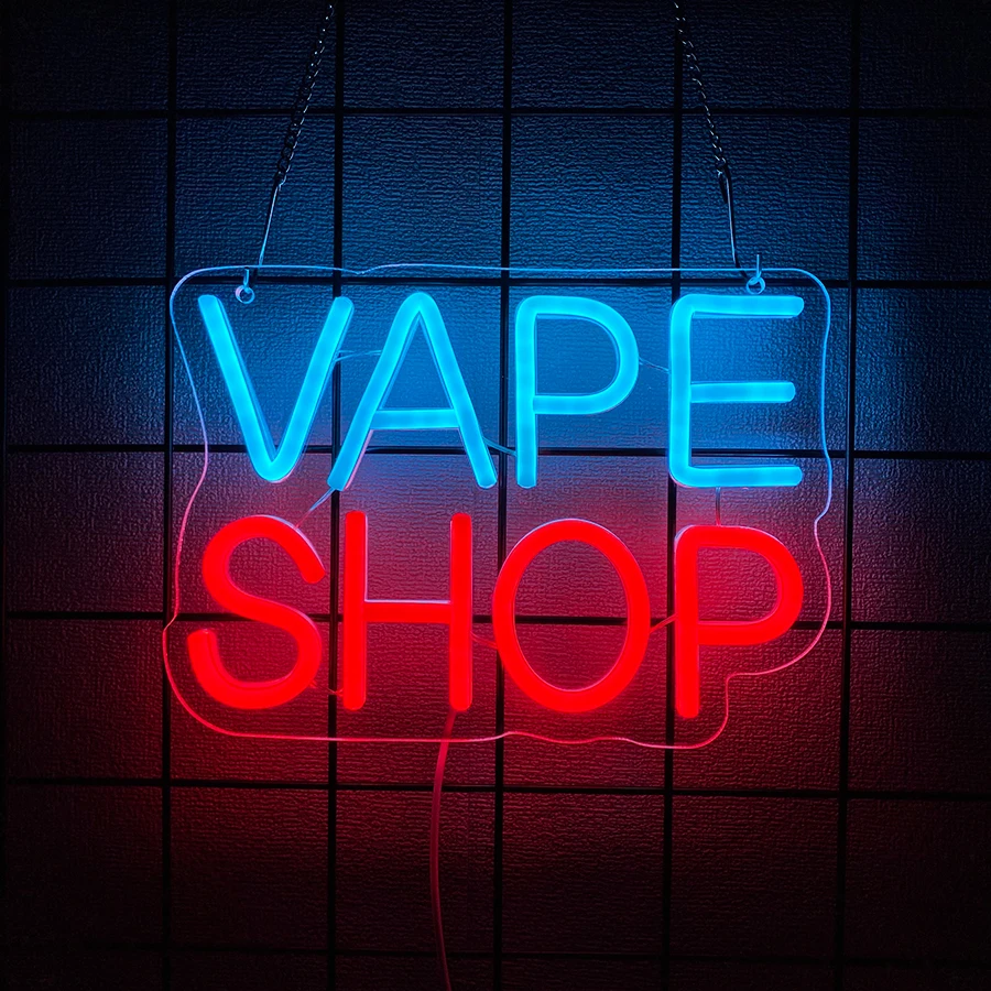 Vape Shop Neon Signs, Led Lett - Vaping Shop ulasan dan harga