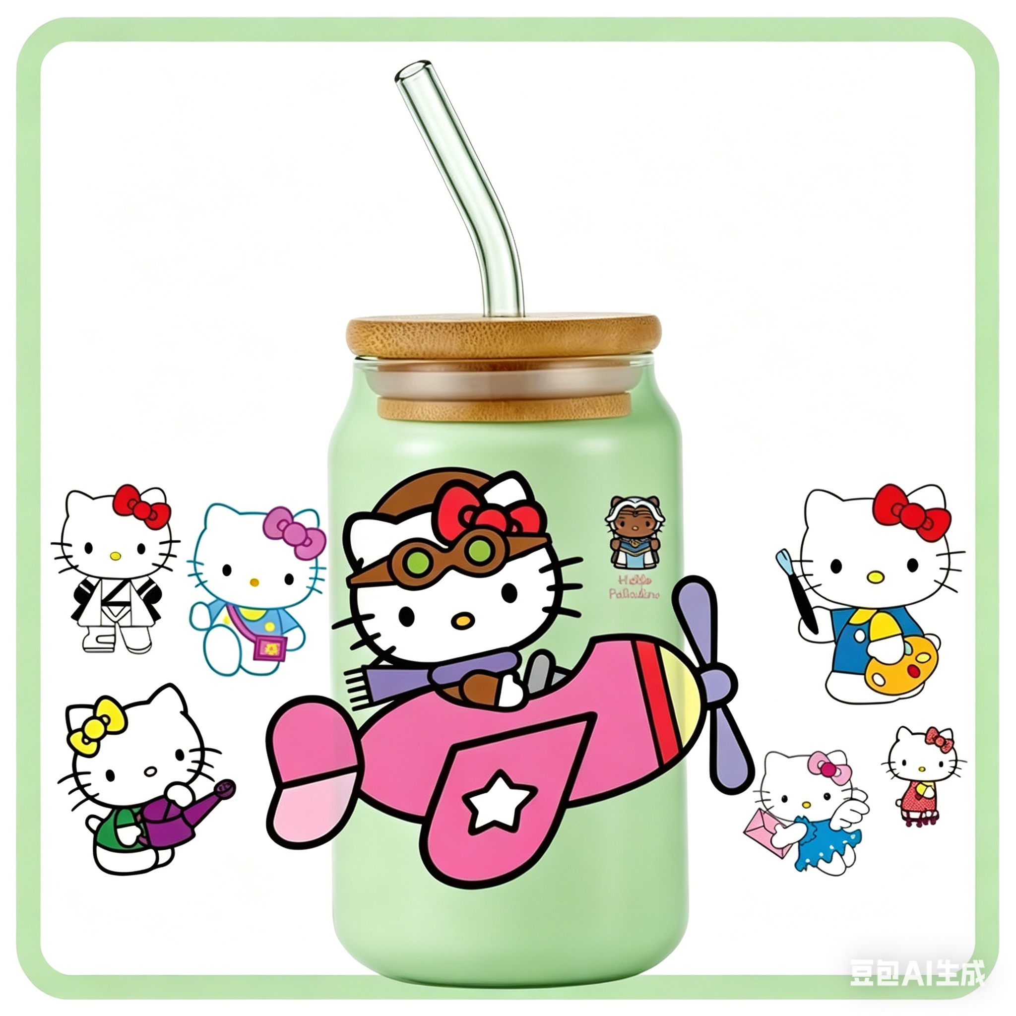 popular Kitty design 16oz 3D u - Rdta Tank Glass ulasan dan harga