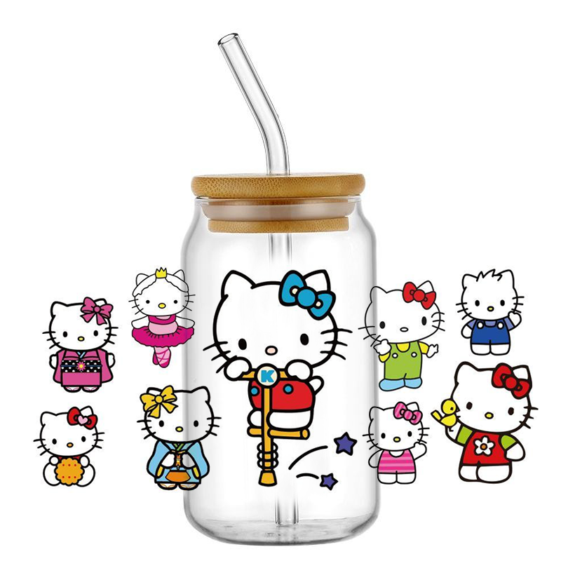 popular Kitty design 16oz 3D u - Rdta Tank Glass ulasan dan harga